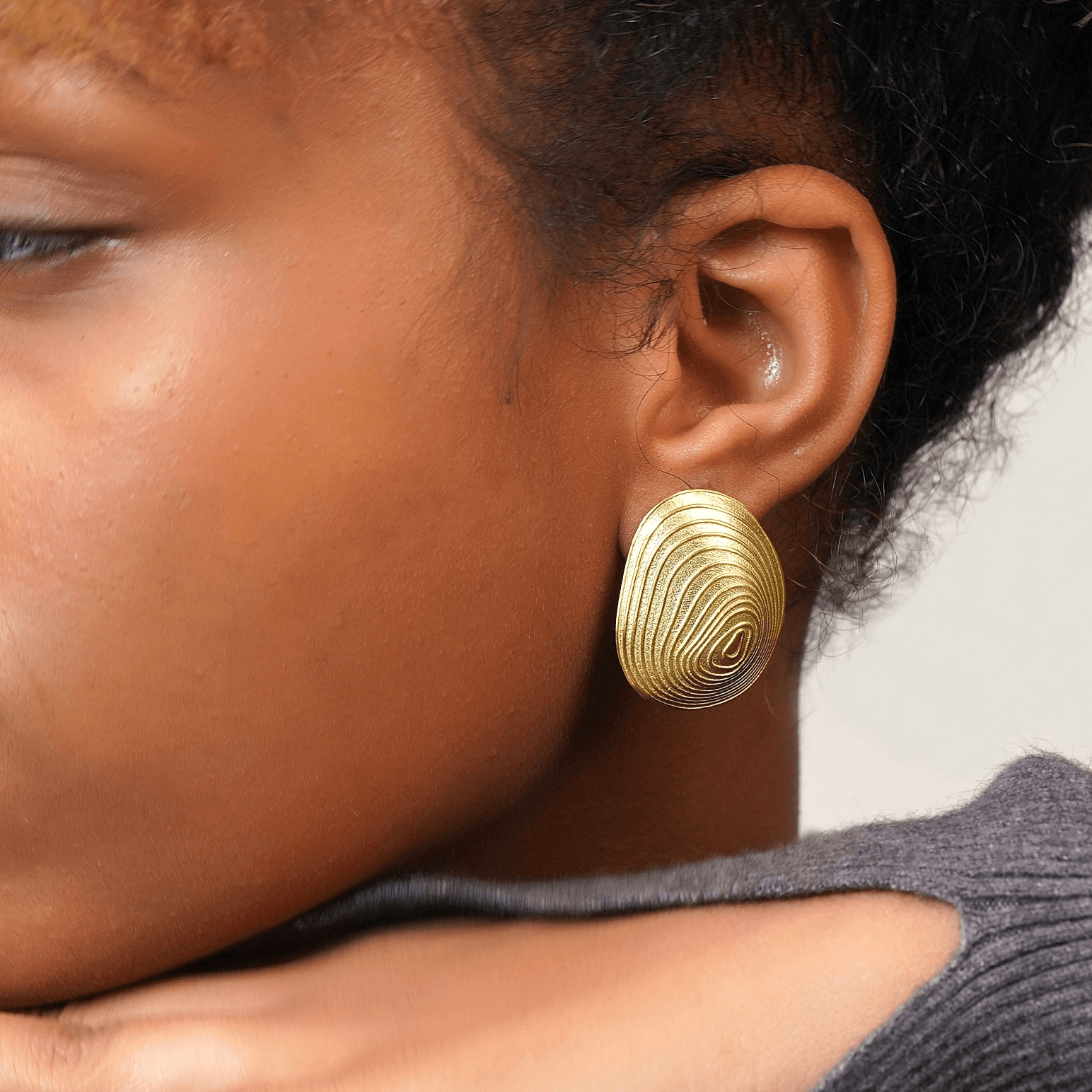 18K Gold Plated Earrings - Teesta