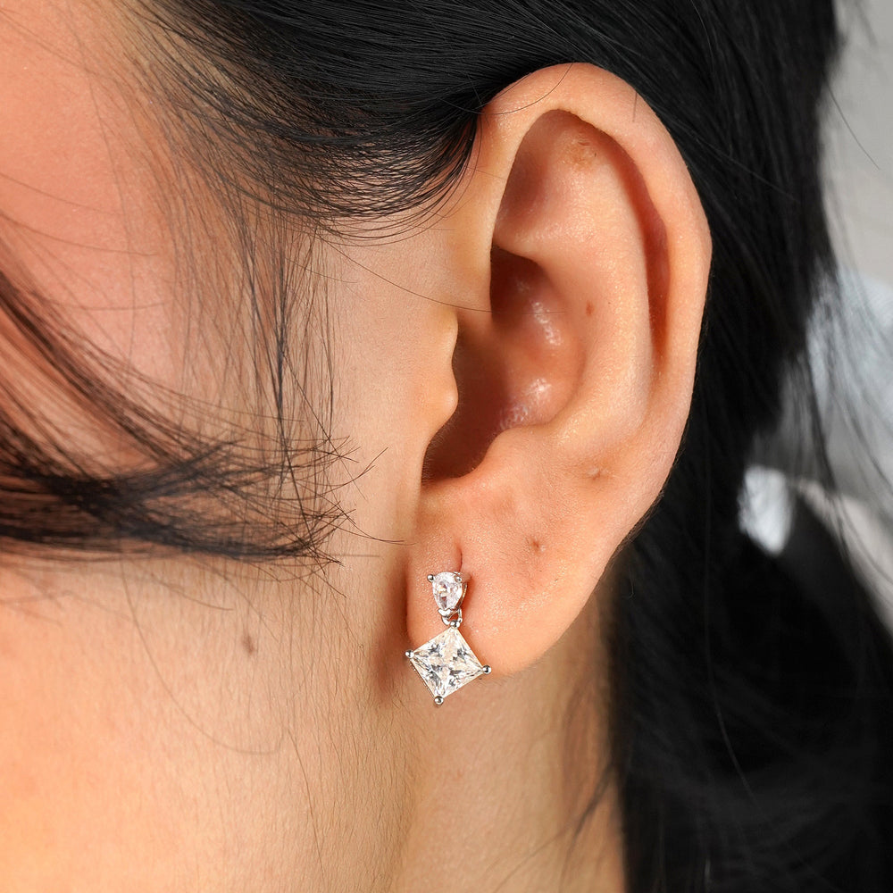 Treasure Yourself Moissanite Solitaire Earrings 2.0 Carat