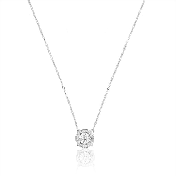 Single Solitaire Stone Moissanite Diamond 1.0 Carat