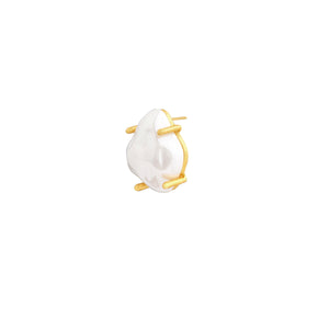 Pearl Delight Earrings: 18K Gold Plated