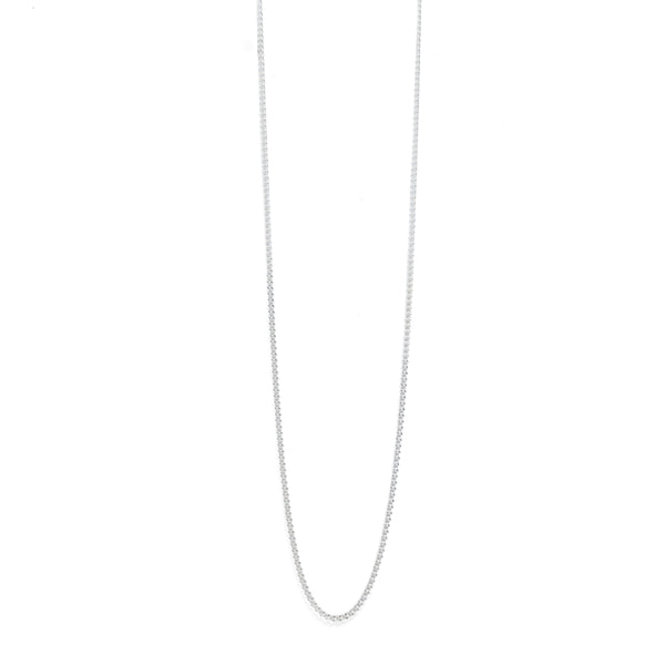 Silver Curb Chain