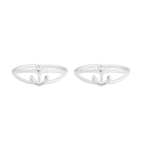 Sea Defined Silver Adjustable Toe Ring: 925 Sterling Silver