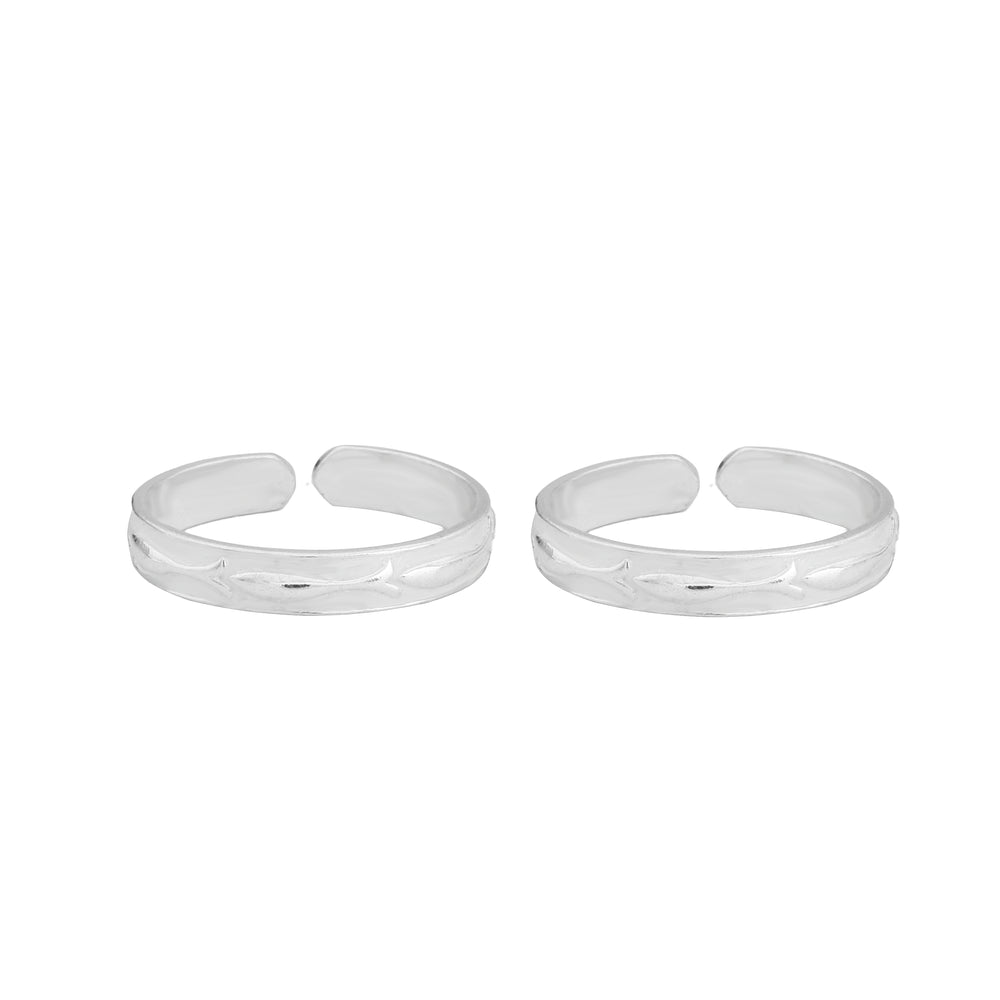 Classic Silver Adjustable Toe Ring: 925 Sterling Silver