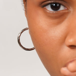 Everyday Sturdy Hoops: 925 Sterling Silver