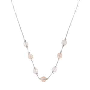 Elegantly Pure Swarovski Crystal Necklace: 925 Sterling Silver