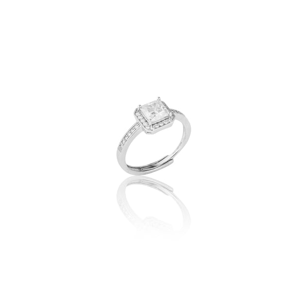 Cherish Forever Adjustable Lab Grown Moissanite Diamond Ring 1.0 Carat