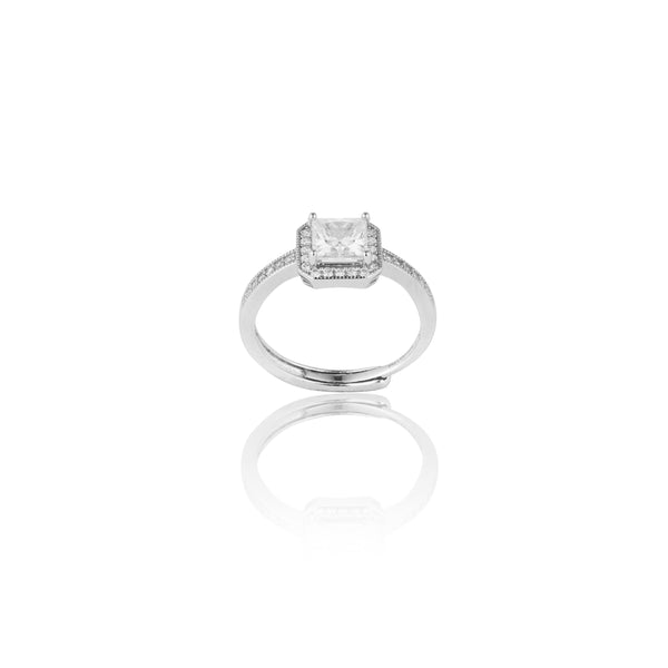 Cherish Forever Adjustable Lab Grown Moissanite Diamond Ring 1.0 Carat