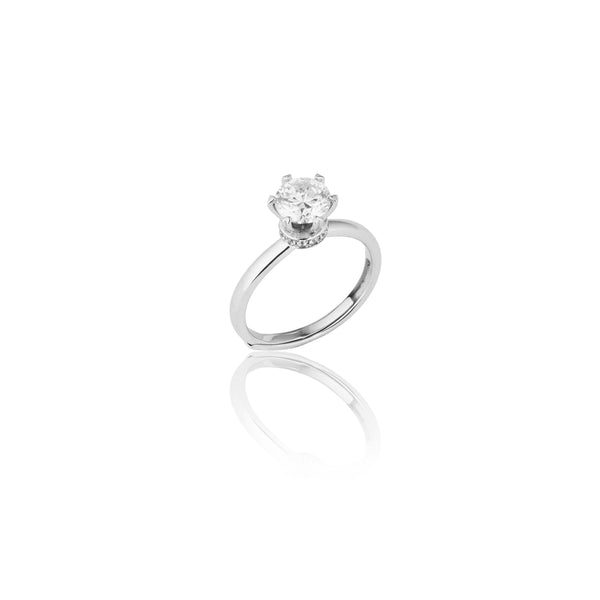 Promise Everyday Adjustable Moissanite Diamond Ring 1.0 Carat
