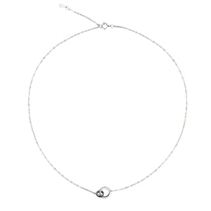 Elegantly Together Lab Grown Moissanite Diamond Necklace 0.14 Carat