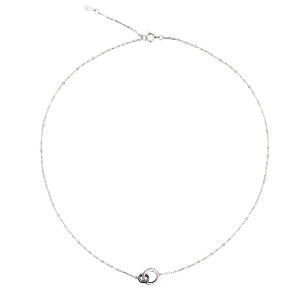Elegantly Together Lab Grown Moissanite Diamond Necklace 0.14 Carat