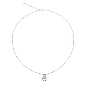 Elegance Saviour Lab Grown  Moissanite Solitaire Diamond Necklace 0.50 Carat