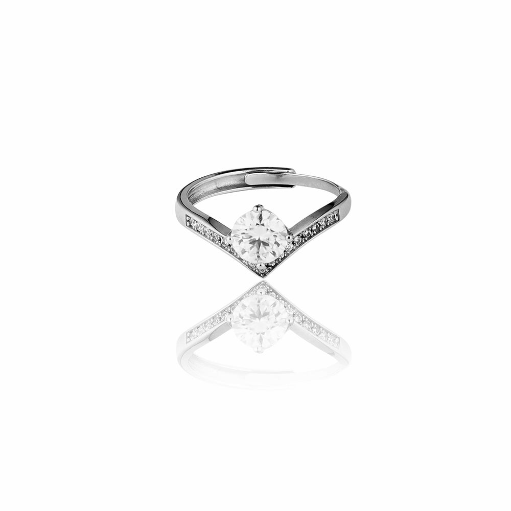 Eterna Everlasting Beauty Moissanite Diamond Solitaire Ring 1.0 Carat