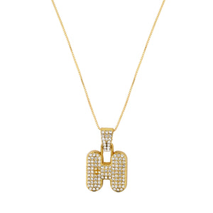 Gigi Hadid Initial Pendant: 18K Gold Plated