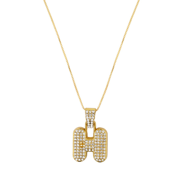 Gigi Hadid Initial Pendant: 18K Gold Plated