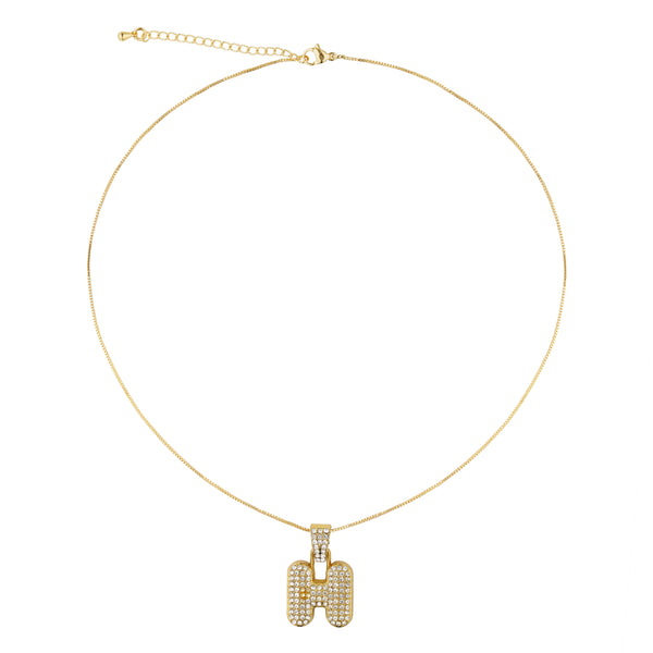 Gigi Hadid Initial Pendant: 18K Gold Plated