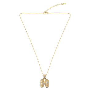 Gigi Hadid Initial Pendant: 18K Gold Plated
