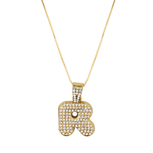Gigi Hadid Initial Pendant: 18K Gold Plated
