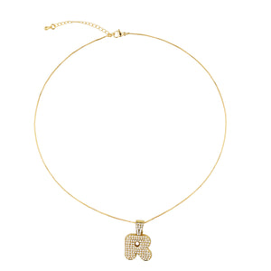 Gigi Hadid Initial Pendant: 18K Gold Plated