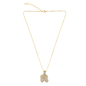 Gigi Hadid Initial Pendant: 18K Gold Plated