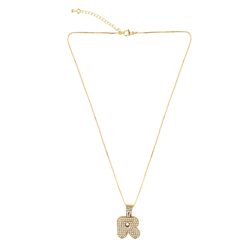 Gigi Hadid Initial Pendant: 18K Gold Plated