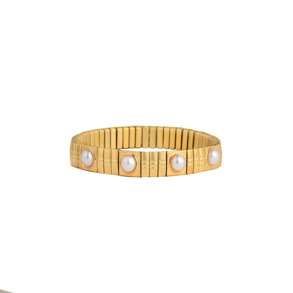 Golden Belt Bracelet: 18K Gold Plated