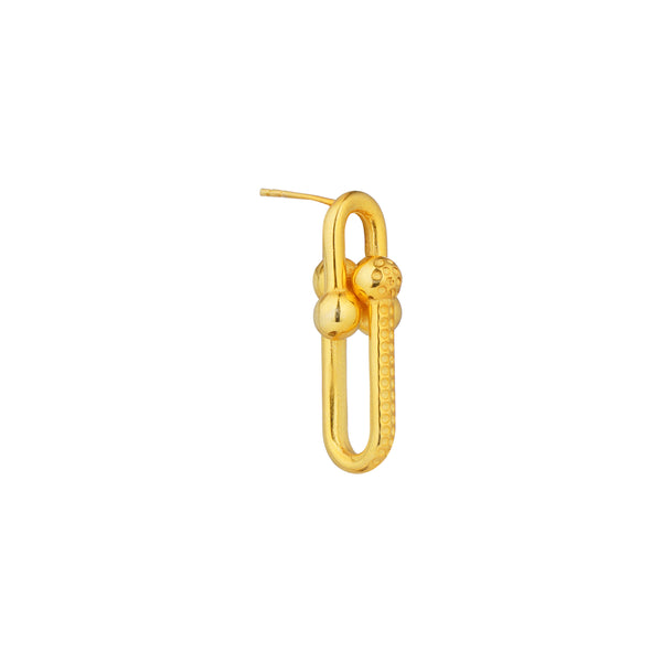 Knot Earrings: 18K Gold Plated