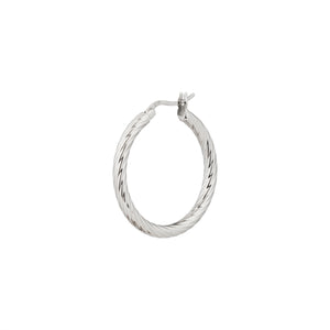 Everyday Sturdy Hoops: 925 Sterling Silver