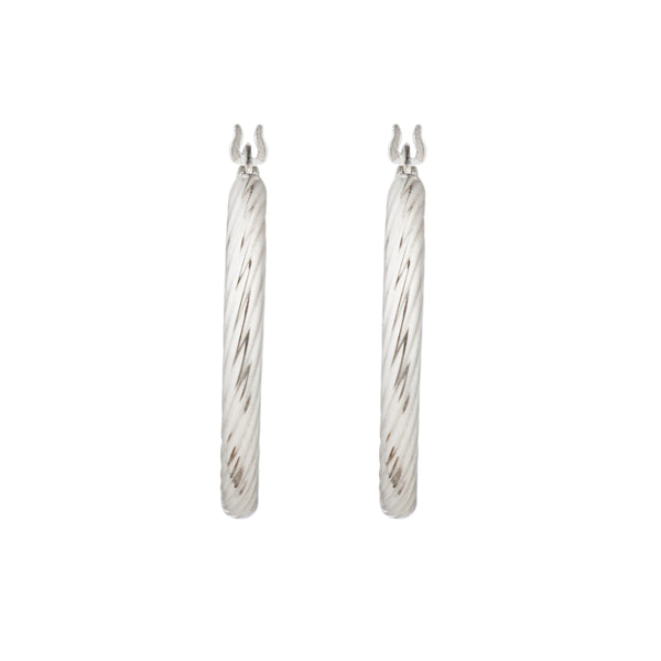 Everyday Sturdy Hoops: 925 Sterling Silver