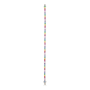 2MM Rainbow Tennis Bracelet: 925 Sterling Silver