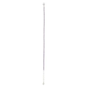 2MM Blush Purple Tennis Bracelet: 925 Sterling Silver