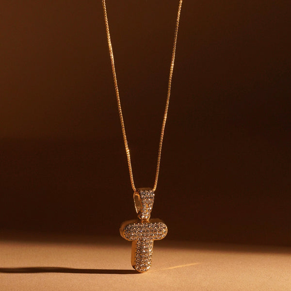 Gigi Hadid Initial Pendant: 18K Gold Plated