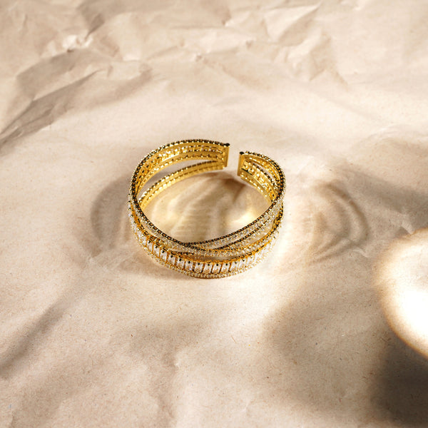 Aesthetic Zirconia Bracelet: 18K Gold Plated