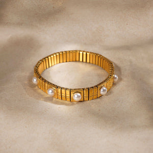 Golden Belt Bracelet: 18K Gold Plated