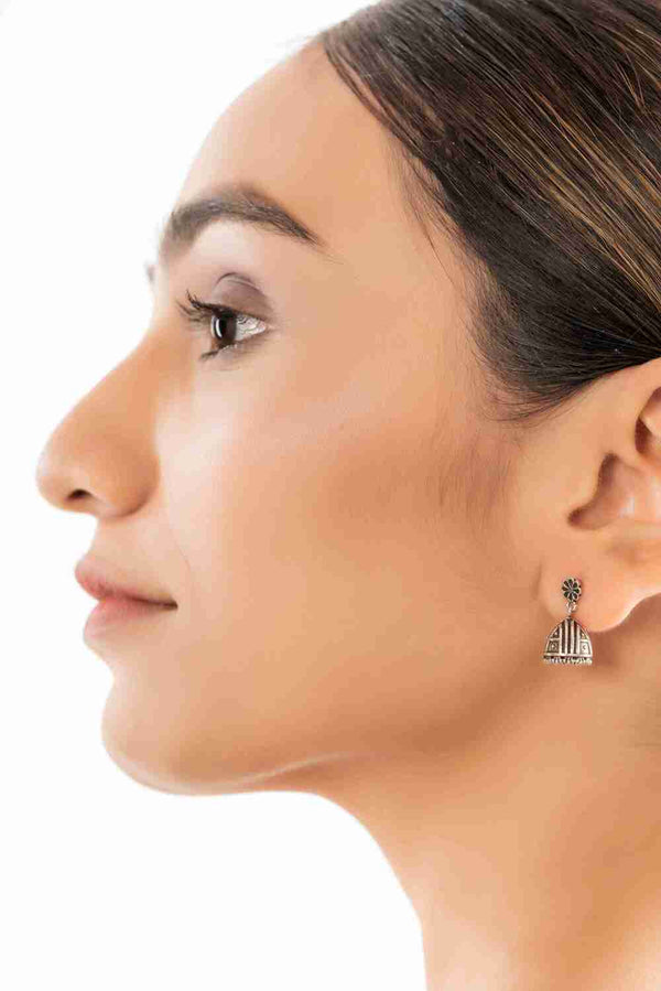 Mystic Bells Jhumkas: 925 Sterling Silver