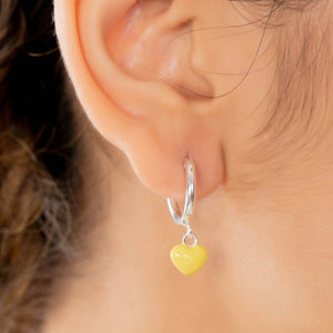 Ethereal Hearts Hoop Earrings
