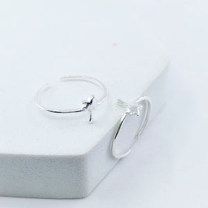 Tree Defined Silver Toe Ring: 925 Sterling Silver