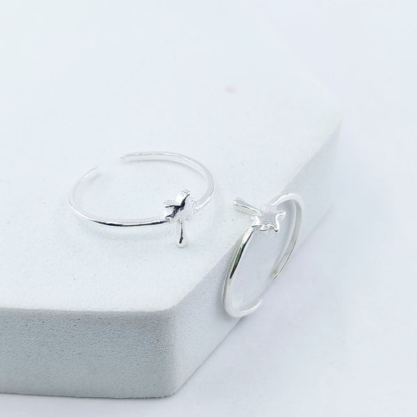 Tree Defined Silver Toe Ring: 925 Sterling Silver