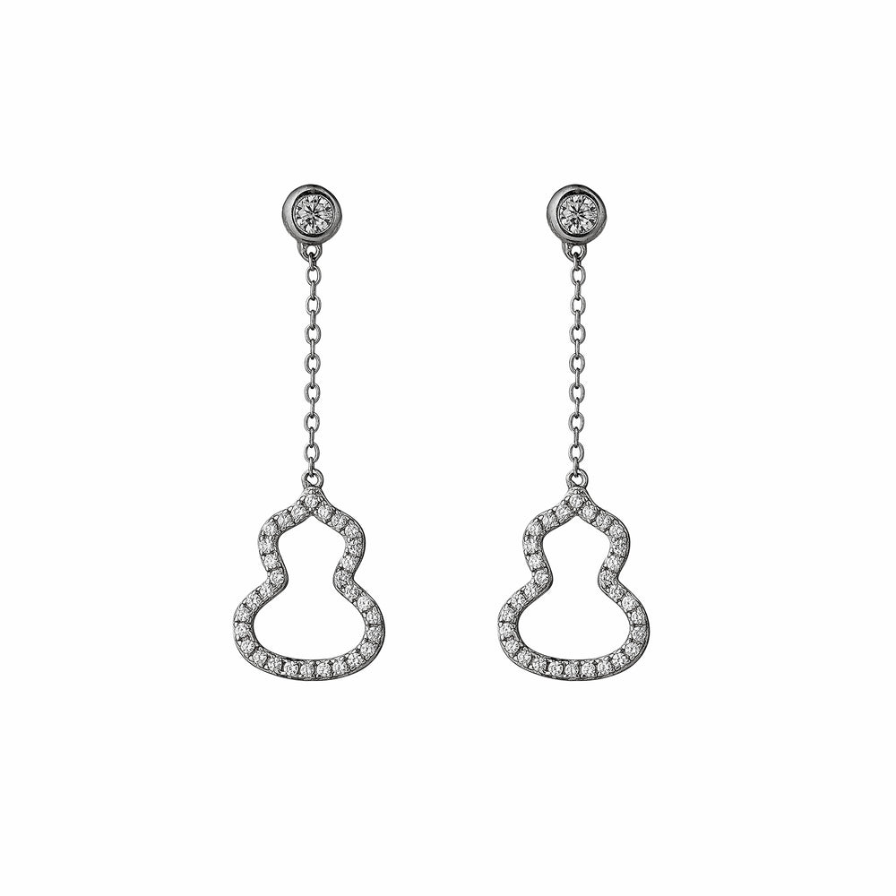 Pear Shape Hanging Moissanite Diamond Earrings 2.0 Carat