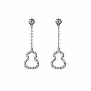 Pear Shape Hanging Moissanite Diamond Earrings 2.0 Carat