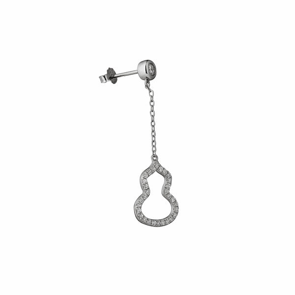 Pear Shape Hanging Moissanite Diamond Earrings 2.0 Carat