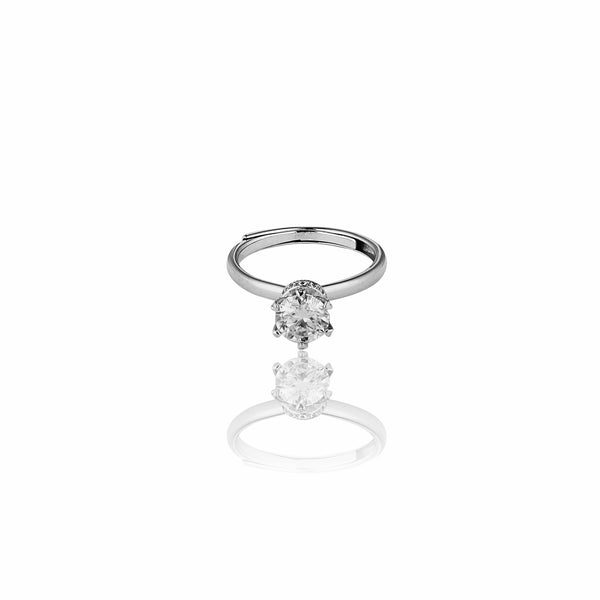 Promise Everyday Adjustable Moissanite Diamond Ring 1.0 Carat