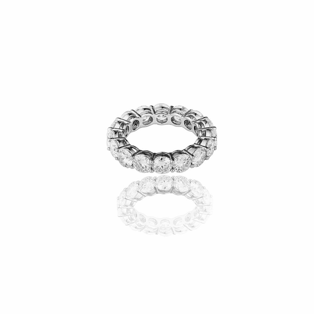 Celestial Spark Adjustable Moissanite Diamond Solitaire Ring 8.5 Carat