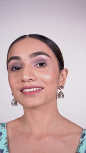 Ethereal Grace Jhumka: 925 Sterling Silver
