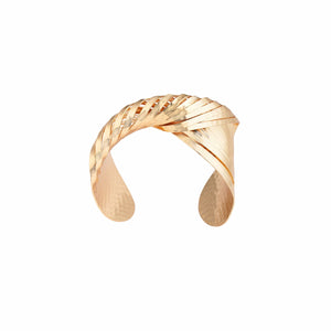 Razare Braclet Snake Skin Bracelet: 18K Gold Plated