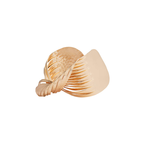 Razare Braclet Snake Skin Bracelet: 18K Gold Plated