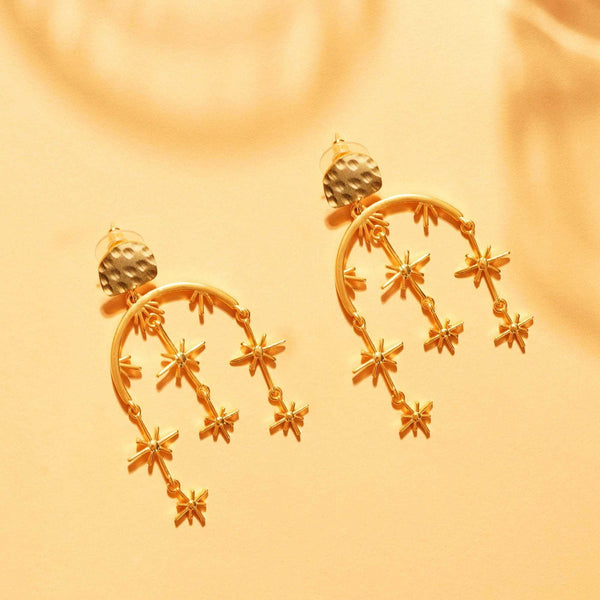 Razare Earrings Beautifully Crafted Statement Earring: 18k Gold Plated