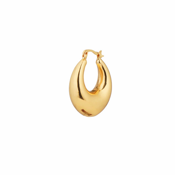 Razare Earrings Boat Earrings: 18K Gold Plated