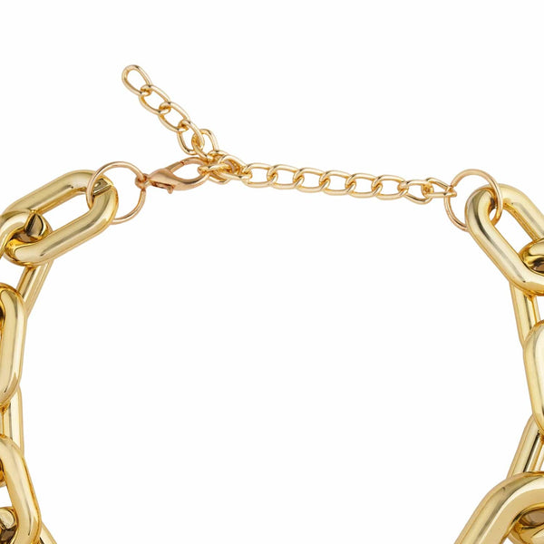 Razare Necklace Chunky Snake Link Chain: 18K Gold Plated