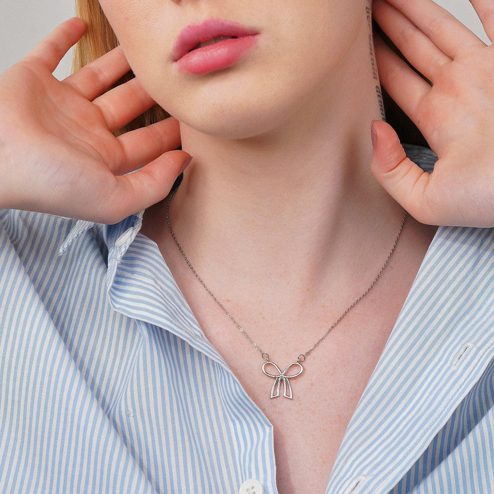 Teesta Earrings Big Bow Style Set: 925 Sterling Silver