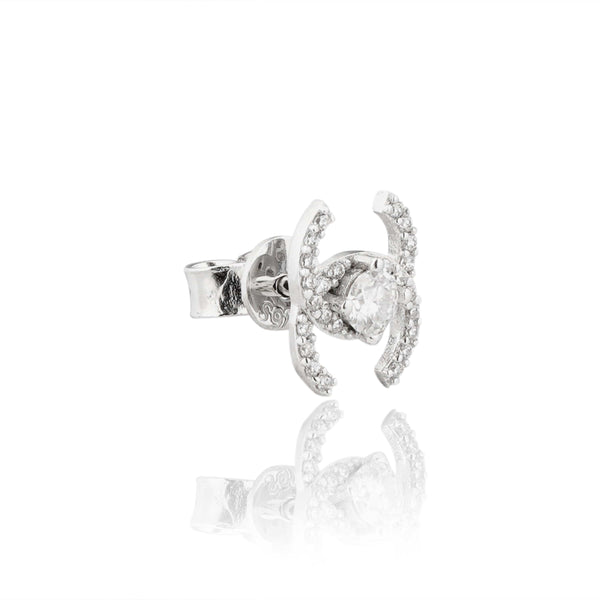 Teesta Earrings Channel Style Lab Grown Moissanite Earrings 0.5 Carat